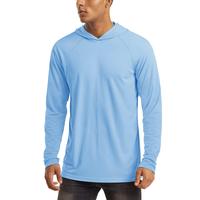 MAGCOMSEN Men's Hooded UPF 50+ Long Sleeve Shirts Quick Dry Athletic Fishing Shirts Rash Guards #Outdoorfun #fathersdaygift