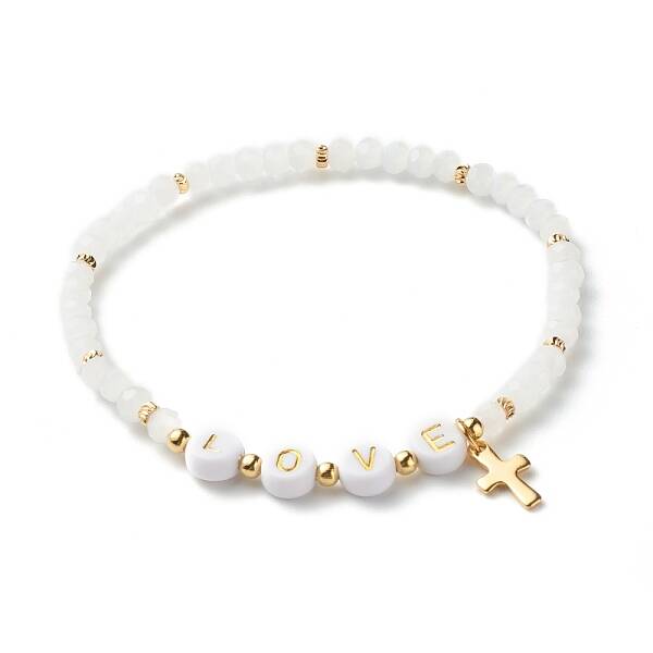 Glass Beads Stretch Bracelets