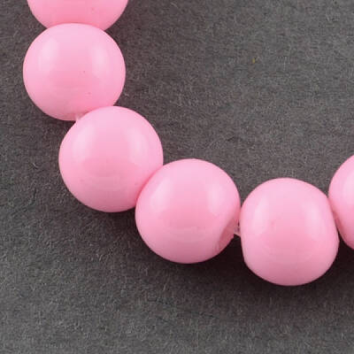 Painted Glass Bead Strands