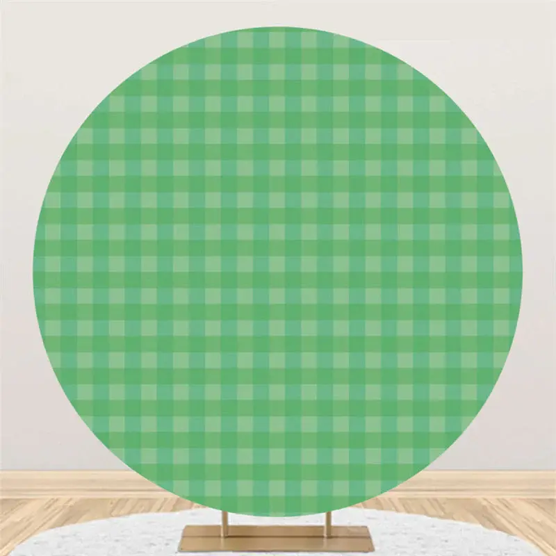 Aperturee Pink Floral Dance Round Birthday Backdrop | Round Party Backdrop | Circle Birthday Backdrop Cover | Happy Birthday ...