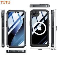 For iPhone 16e 2025 Shockproof Mag Safe Case with Built-in Screen Protector