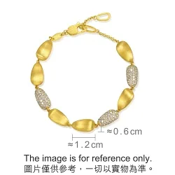 999 Gold Diamond Bracelet