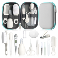 Baby Grooming Kit, Infant Safety Care Set with Hair Brush Comb Nail Clipper Nasal Aspirator,Baby Essentials Kit for Newborn G...