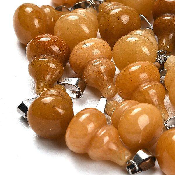 Natural Topaz Jade Pendants