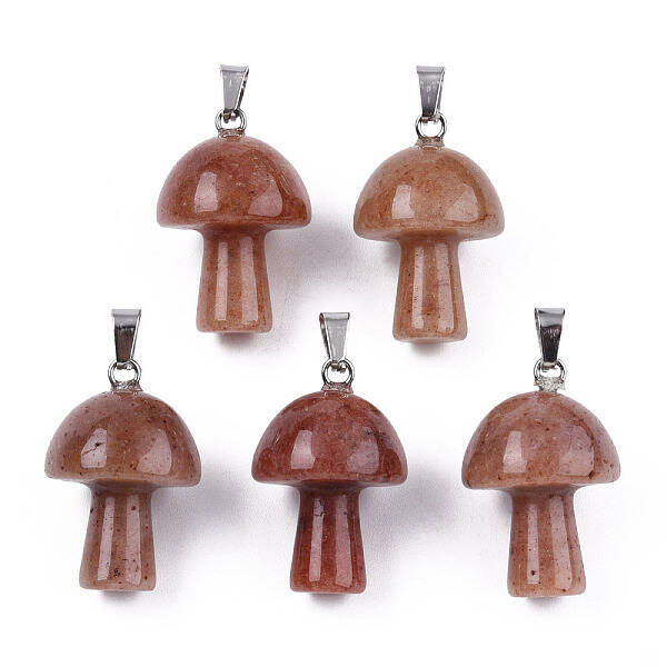 Natural Purple Aventurine Pendants