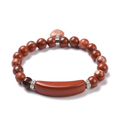 Natural Jasper Beads Charm Bracelets