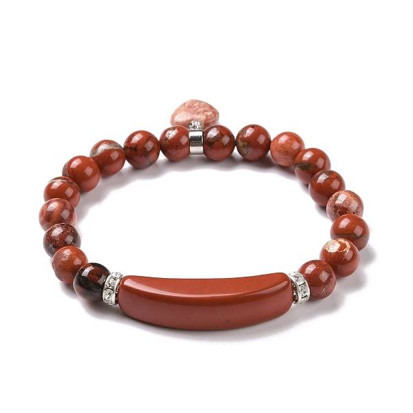 Natural Jasper Beads Charm Bracelets