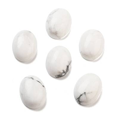Natural Howlite Cabochons