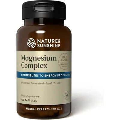 Nature’s Sunshine Magnesium Complex - High Potency Magnesium Supplement with Citrate & Malate for Relaxation, Optimal Absor...