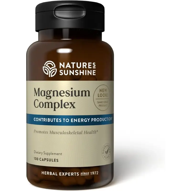 Nature’s Sunshine Magnesium Complex - High Potency Magnesium Supplement with Citrate & Malate for Relaxation, Optimal Absor...