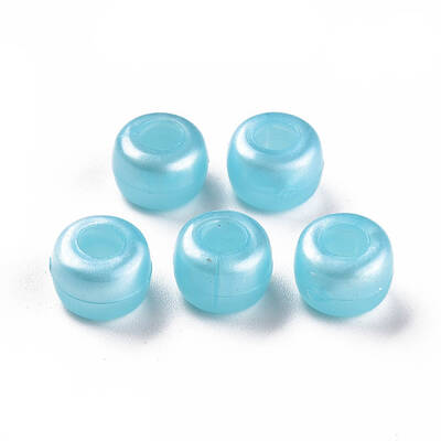 Plastic Pearlized Beads