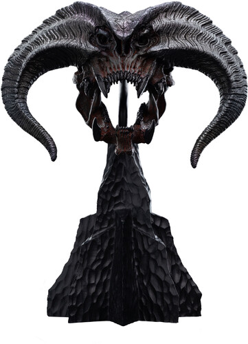 WETA Workshop Polystone - The Lord of the Rings Trilogy - Skull of a Balrog Miniature Polystone Statue