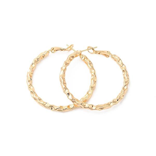 Brass Hoop Earrings