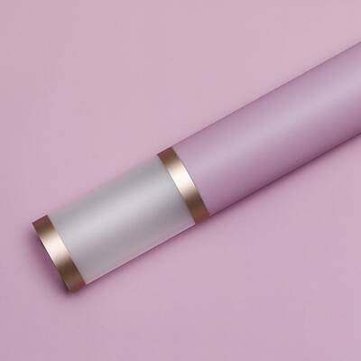 20 Sheets Gold Edge Waterproof Opp Plastic Gift Wrapping Paper