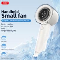 Handheld Fan with LED Display - Powerful Wind, USB Rechargeable, Stylish & Ultra - Portable Personal Fan for Travel, Office, ...