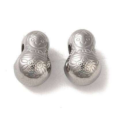 Non-Tarnish 304 Stainless Steel European Beads