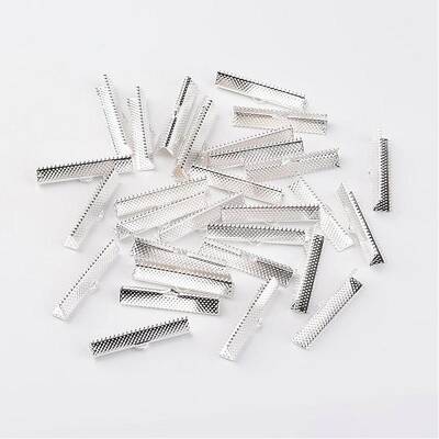 Iron Ribbon Crimp Ends