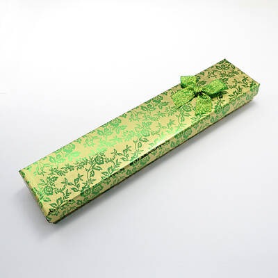 Rectangle Bowknot Cardboard Necklace Boxes