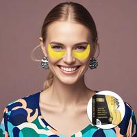 Deold 20 Pairs of 24K Golden Under Eye Patches Luxurious Collagen Eye Masks for Firming Moisturizing and Anti-Aging Rejuvenat...