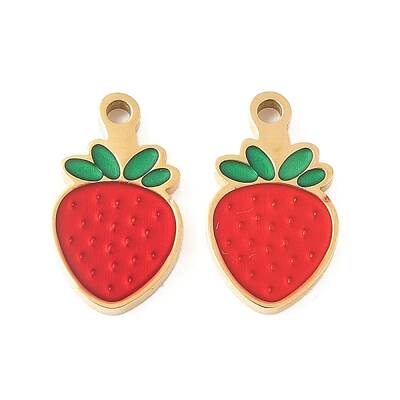 304 Stainless Steel Enamel Charms