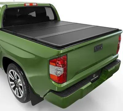 Tailored FRP Hard Tri-Fold Truck Bed Tonneau Cover Fits for Toyota Tundra 2022-2025 5.5ft Bed (Excl. Trail Edition) with Deck...