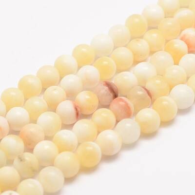 Natural Honey Jade Bead Strands