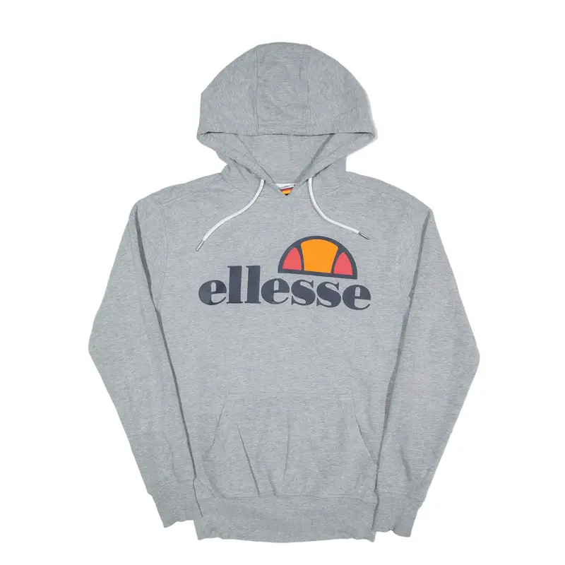ELLESSE Hoodie Grey Pullover Womens S