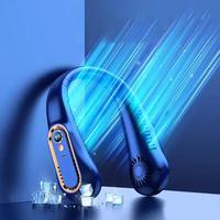 USB Rechargeable Neck Fan, 5-speed Adjustable Neck Fan, Portable Neck Cooling Fan, Household Appliances for Home Office, Port...