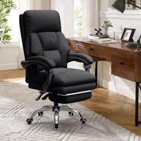 Executive Office Chair with Foot Rest Comfortable High Back Computer Gaming Chairs Lumbar Support Ergonomic Home Office Desk ...