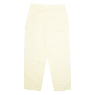 BENETTON Chino Mens Trousers Yellow Regular Straight W32 L32