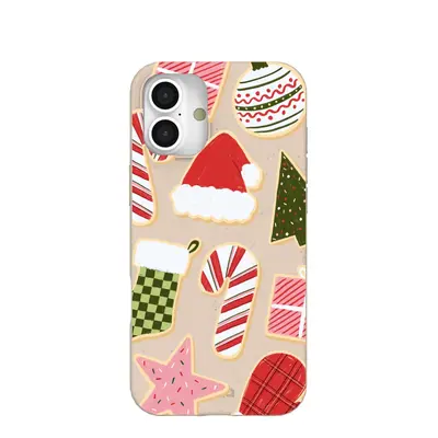 Seashell Festive Cookies iPhone 16 Plus Case