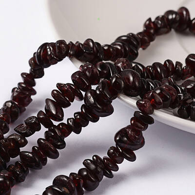 Natural Garnet Beads Strands