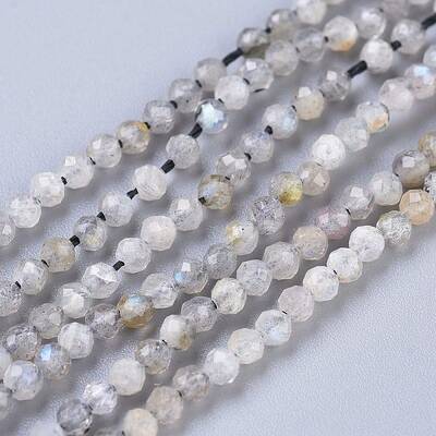 Natural Rainbow Moonstone Beads Strands