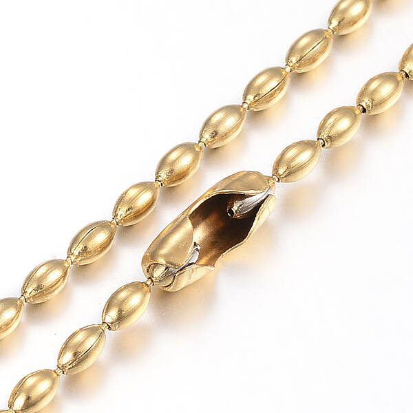 304 Stainless Steel Ball Chain Necklaces Making