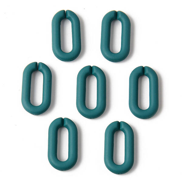 Rubberized Style Acrylic Linking Rings