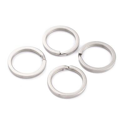 Non-Tarnish 304 Stainless Steel Split Key Rings