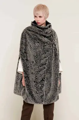 Grace Cape (Grey) | size: one size