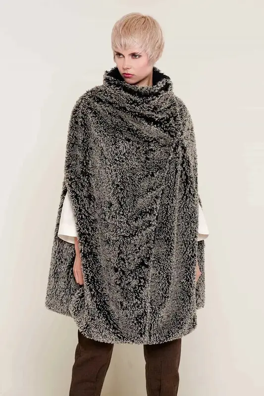 Grace Cape (Grey) | size: one size