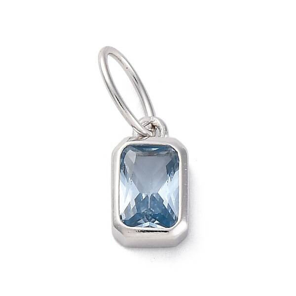 925 Sterling Silver Cubic Zirconia Charms
