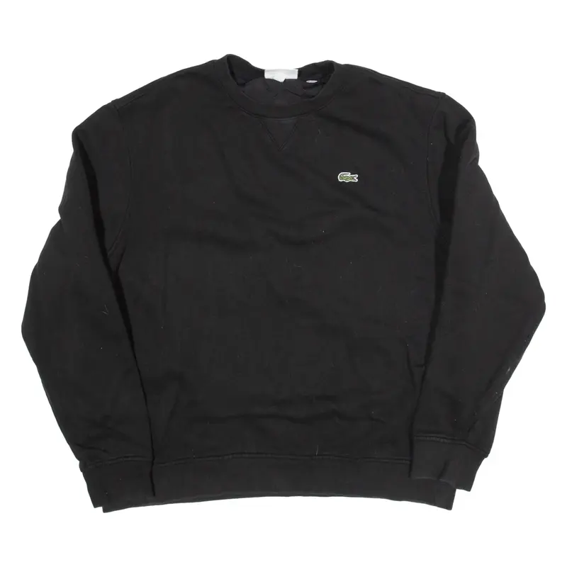 LACOSTE Classic Fit Womens Sweatshirt Black 2XL