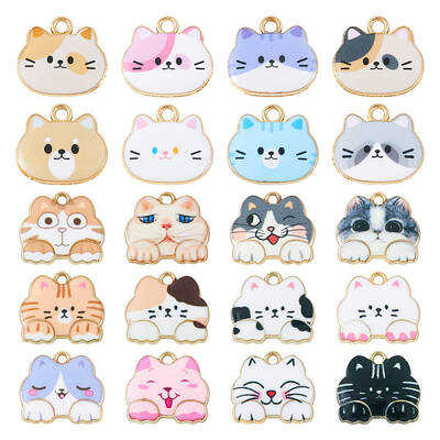 Rack Plating Printed Alloy Pendants
