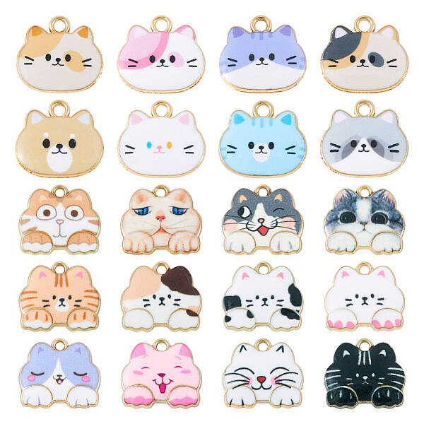 Rack Plating Printed Alloy Pendants
