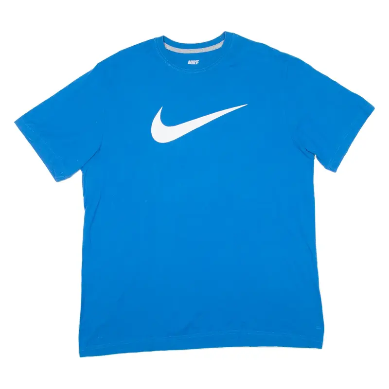 NIKE Mens T-Shirt Blue XL