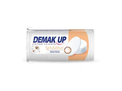 Demak Up Sensitive Super Soft Oval Makeup Remover Pads 50 pcs