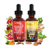 Clean Nutra Cardio Vitality Duo | Cayenne Pepper, Beet Root, Maca Root, Ashwagandha - Heart & Circulation Support | Vascu Glo...