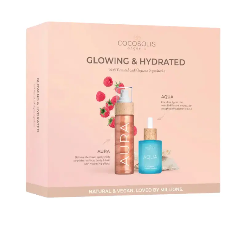 Cocosolis 2-piece case bright and moisturizing