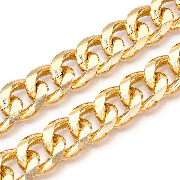 Aluminum Faceted Curb Chains