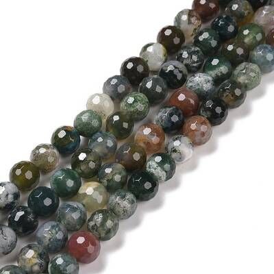 Natural Indian Agate Beads Strands
