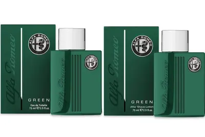 Alfa romeo green box edt 75 ml + aftershave 75 ml