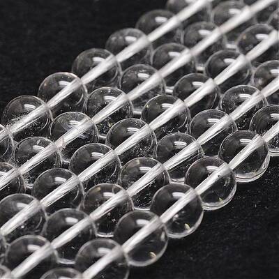Natural Quartz Crystal Beads Strands